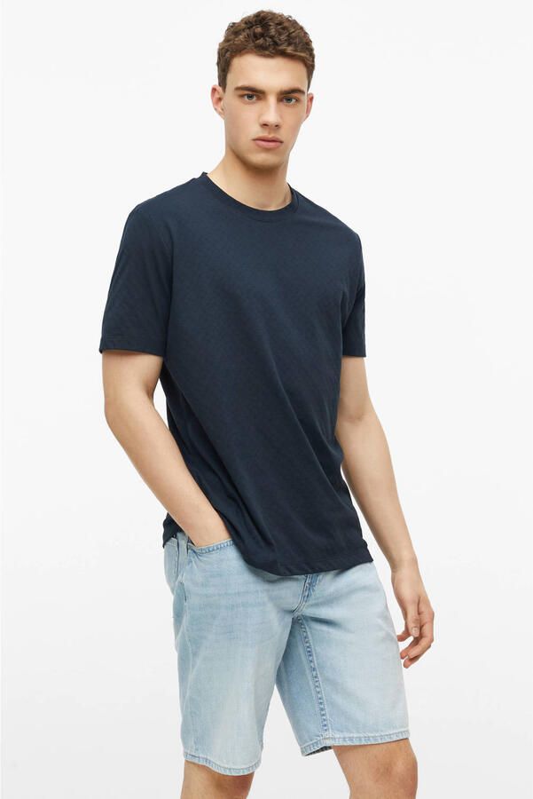 S.Oliver regular fit T-shirt donkerblauw
