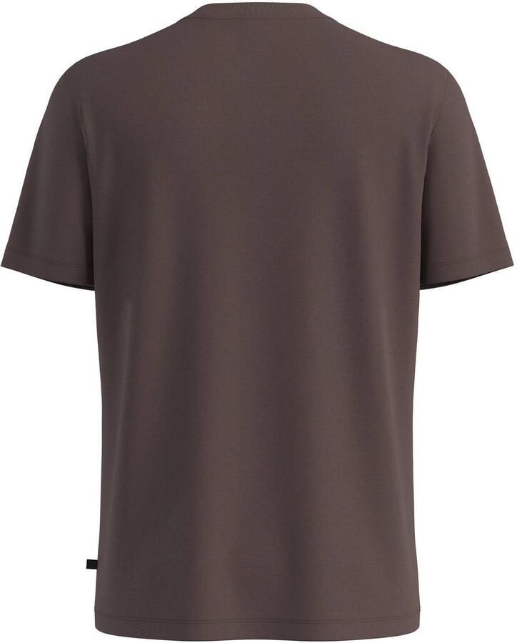 S.Oliver Big Size regular fit T-shirt donkerbruin