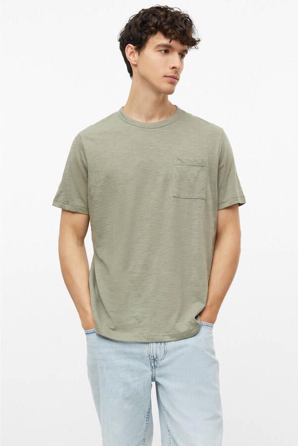 S.Oliver regular fit T-shirt kaki - Foto 3