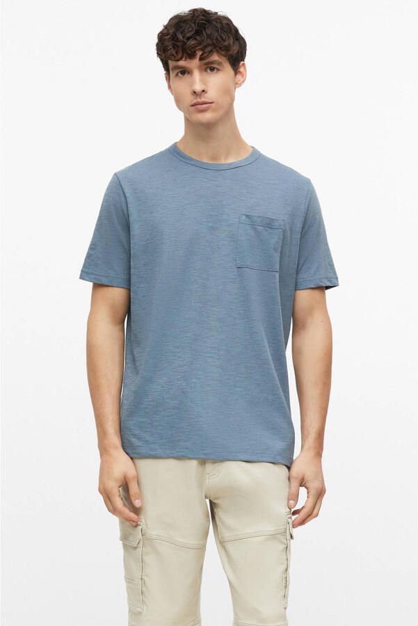 S.Oliver regular fit T-shirt lichtblauw