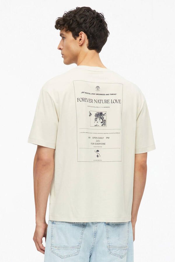 S.Oliver regular fit T-shirt met backprint ecru - Foto 3