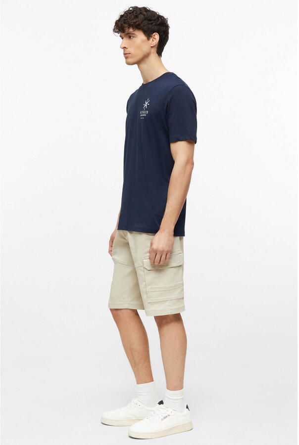 S.Oliver regular fit T-shirt met print blauwzwart - Foto 2