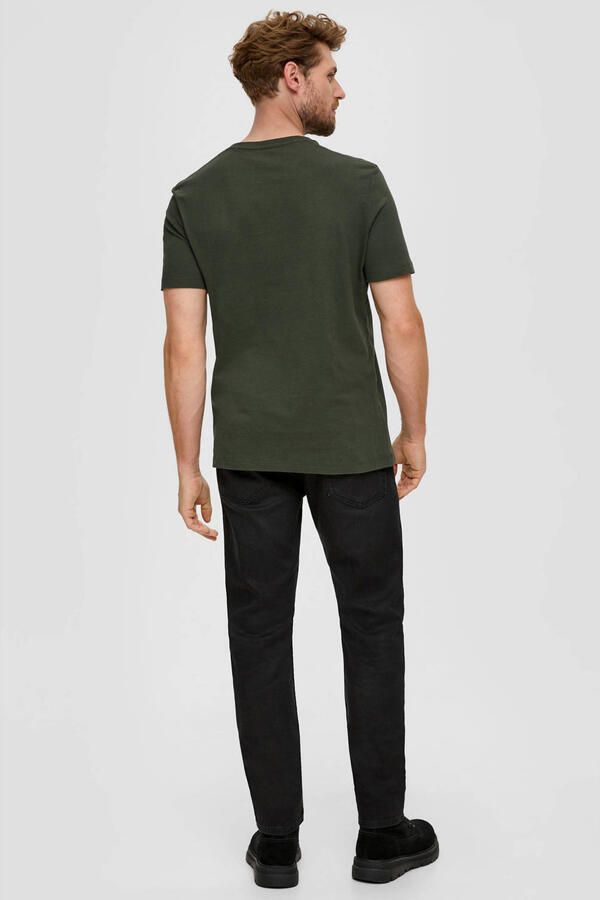 S.Oliver RED LABEL regular fit T-shirt van puur katoen model 'BASIC TEE BIG LOGO' - Foto 2