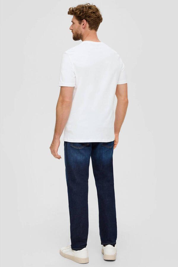 S.Oliver RED LABEL regular fit T-shirt van puur katoen model 'BASIC TEE BIG LOGO' - Foto 2