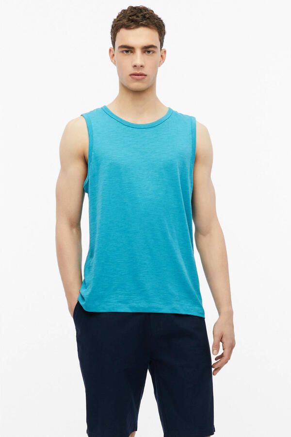 S.Oliver regular fit tanktop turquoise