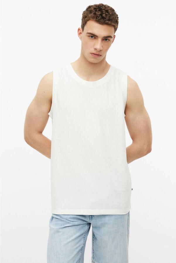 S.Oliver regular fit tanktop wit