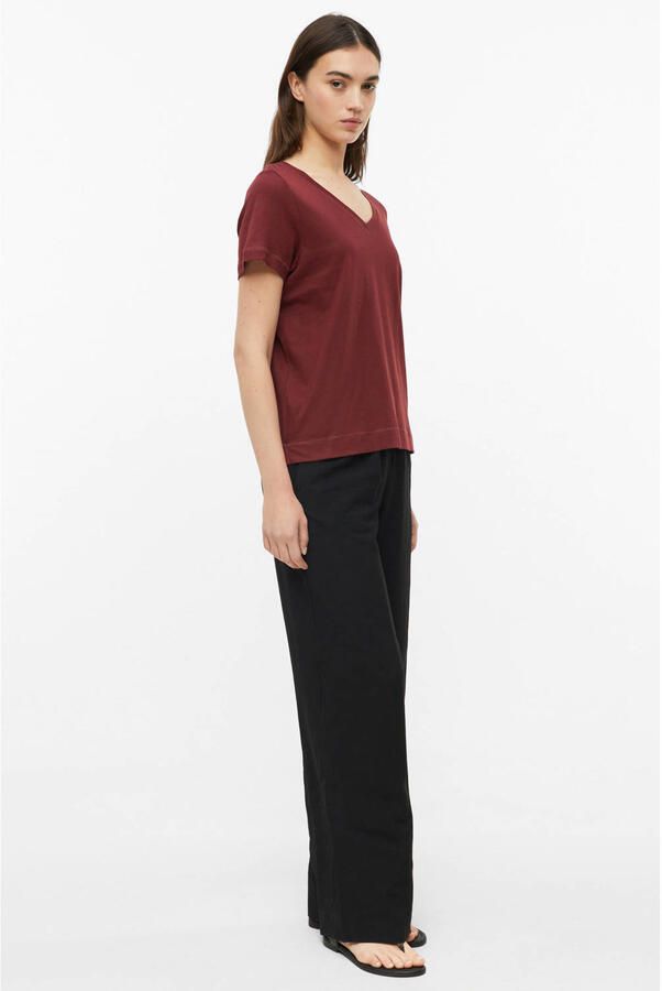 S.Oliver regular fit top donkerrood - Foto 2
