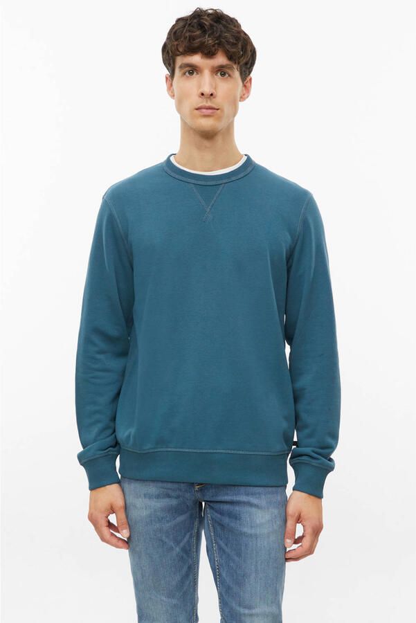 S.Oliver regular fit trui blauw - Foto 1