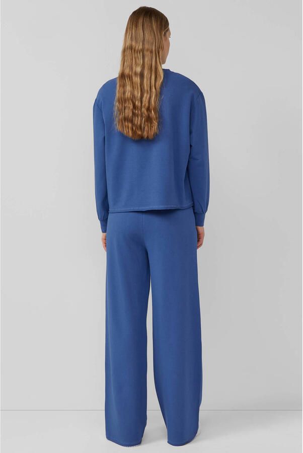 S.Oliver regular high waist casual broek blauw - Foto 2