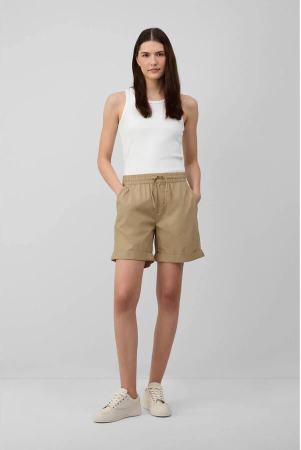 S.Oliver RED LABEL Relaxed fit korte broek van een mix van katoen en lyocell