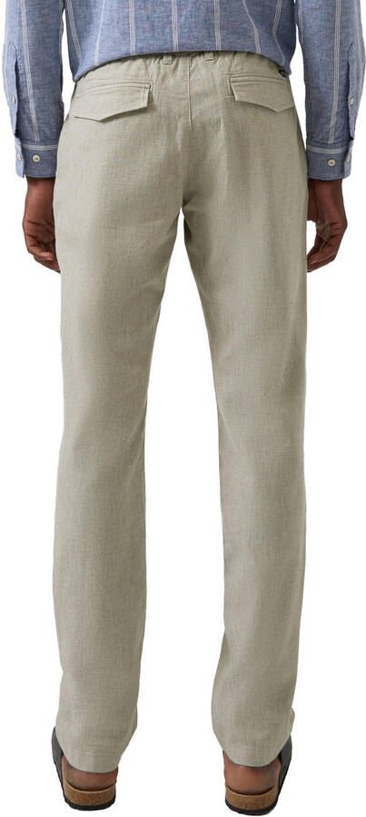 S.Oliver regular pantalon met linnen beige - Foto 2