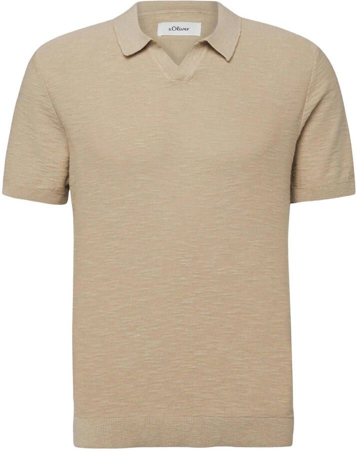 S.Oliver regular polo beige - Foto 3