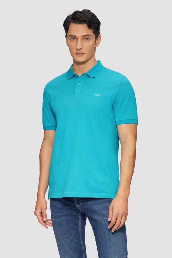 S.Oliver RED LABEL Regular fit poloshirt van katoenpiqué - Foto 2