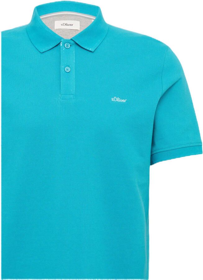 S.Oliver RED LABEL Regular fit poloshirt van katoenpiqué - Foto 2