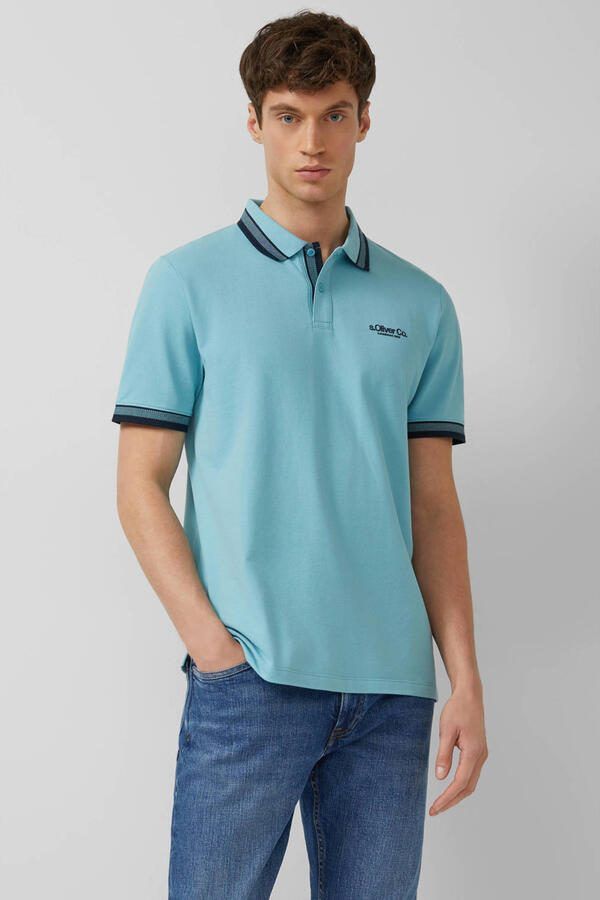 S.Oliver RED LABEL regular fit poloshirt van katoenmix