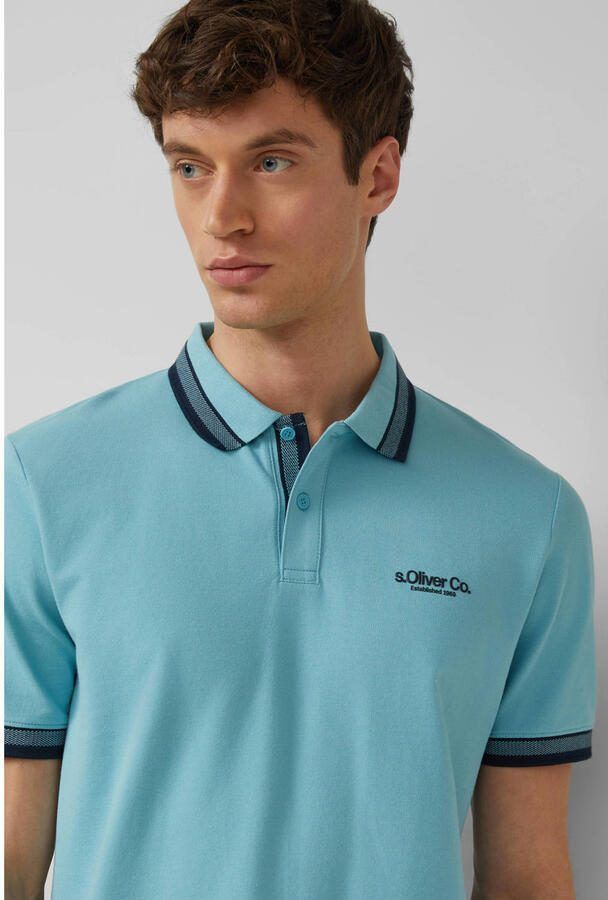 S.Oliver RED LABEL regular fit poloshirt van katoenmix - Foto 2