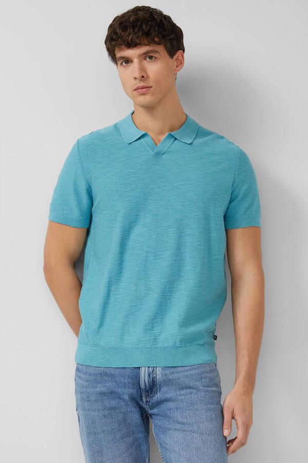 S.Oliver regular polo blauw