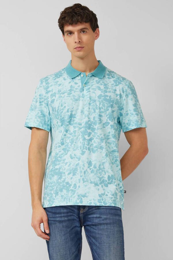 S.Oliver regular polo blauw