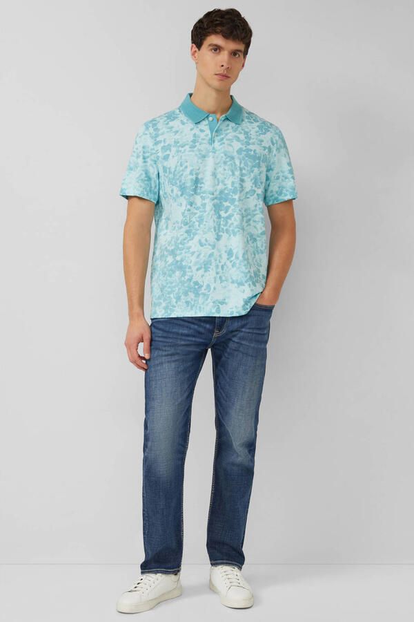 S.Oliver regular polo blauw - Foto 3