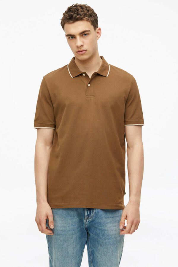 S.Oliver regular polo bruin