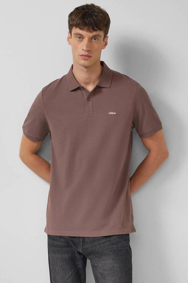 S.Oliver RED LABEL Regular Fit poloshirt van puur katoen