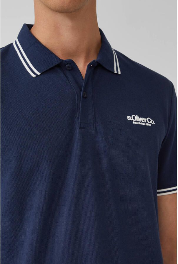 S.Oliver Poloshirt met logo-opschrift