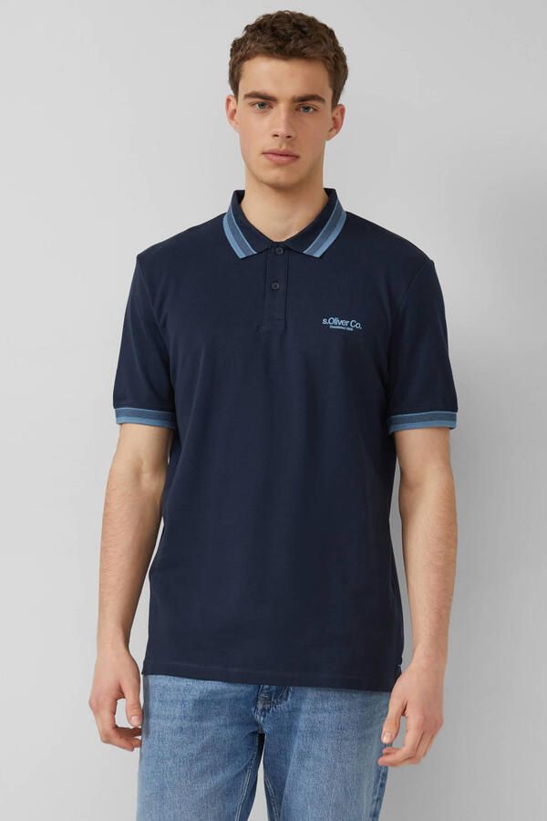 S.Oliver RED LABEL regular fit poloshirt van katoenmix
