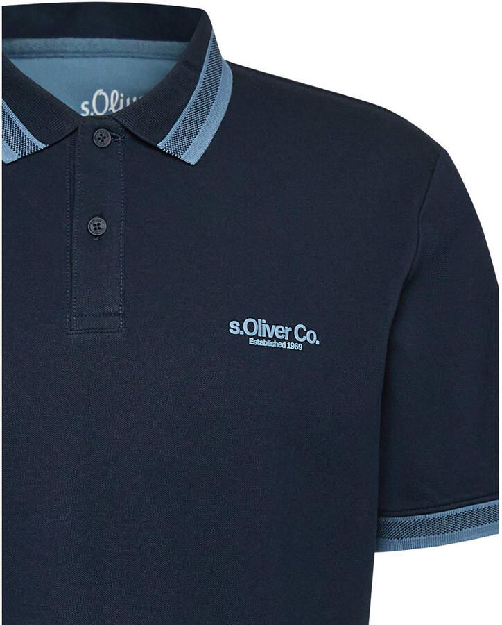S.Oliver RED LABEL regular fit poloshirt van katoenmix - Foto 2