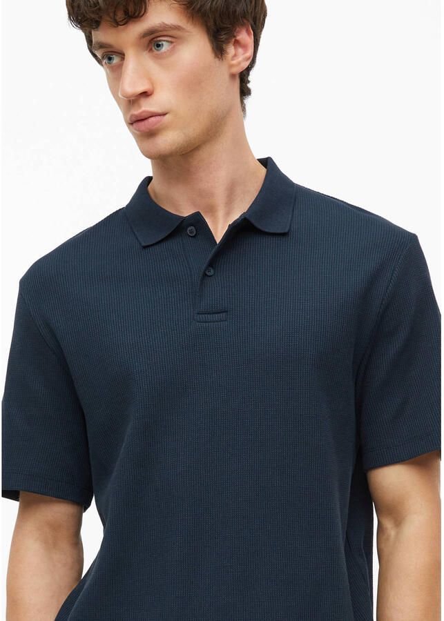 S.Oliver regular polo donkerblauw - Foto 2