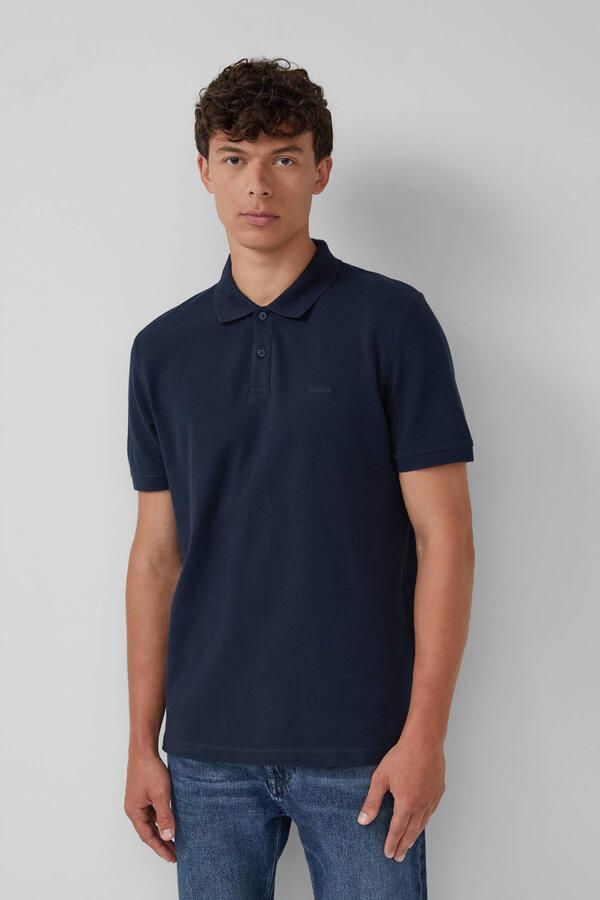 S.Oliver Poloshirt met geborduurd logo (set 2-delig)