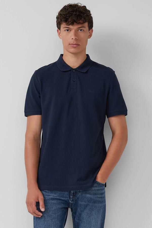 S.Oliver Poloshirt met geborduurd logo (set 2-delig)