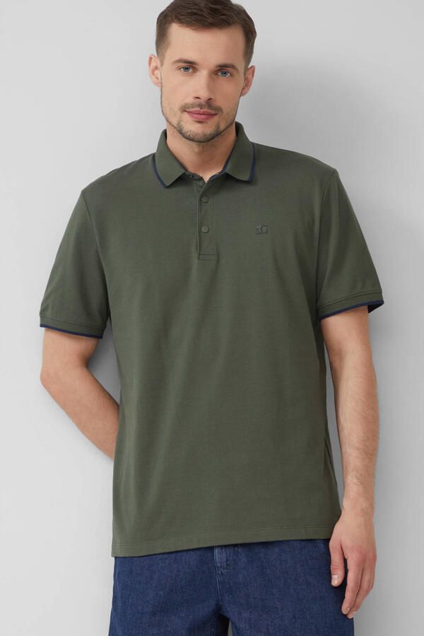 S.Oliver RED LABEL Regular fit poloshirt van katoenmix - Foto 2