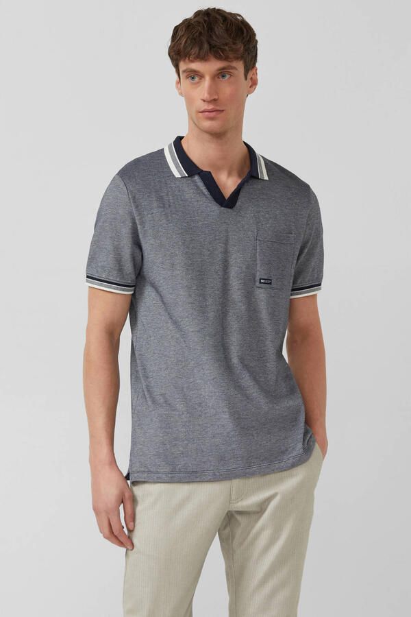 S.Oliver RED LABEL regular fit poloshirt van puur katoen model 'OPEN COLLAR POLO'