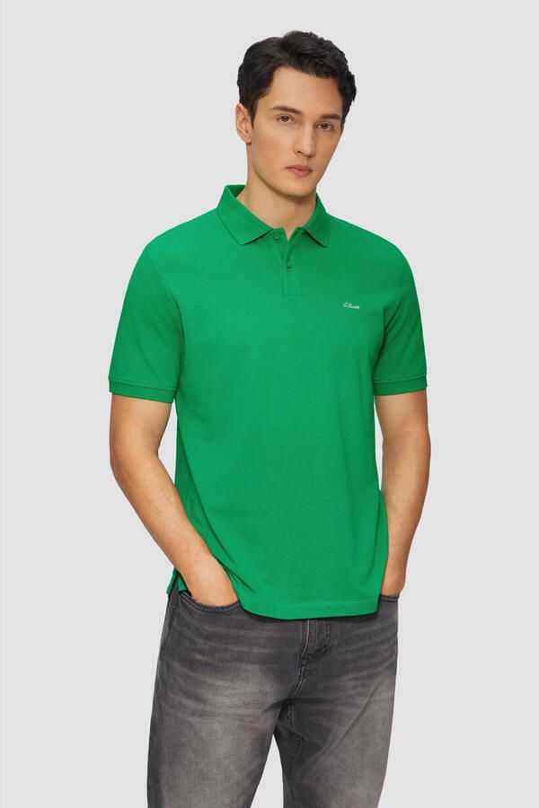 S.Oliver RED LABEL Regular fit poloshirt van katoenpiqué - Foto 3