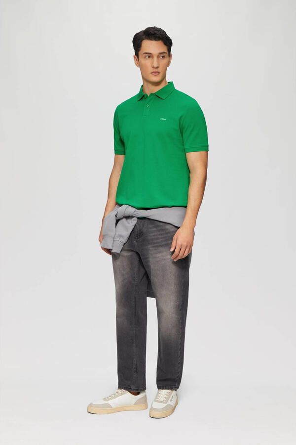 S.Oliver RED LABEL Regular fit poloshirt van katoenpiqué - Foto 2