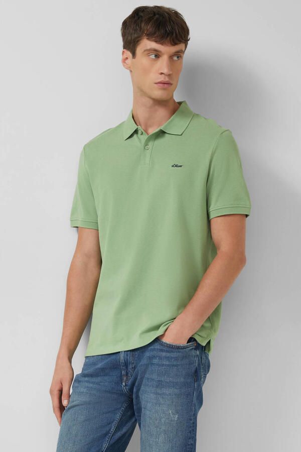 S.Oliver RED LABEL Regular Fit poloshirt van puur katoen