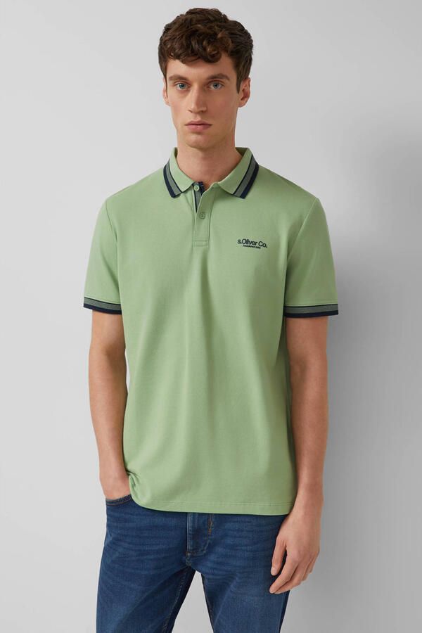 S.Oliver RED LABEL regular fit poloshirt van katoenmix