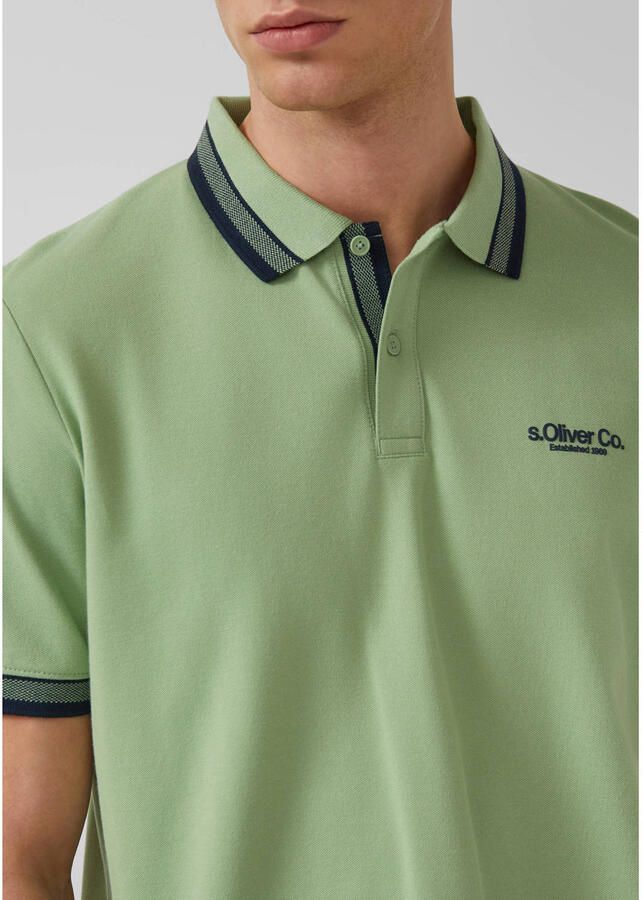 S.Oliver RED LABEL regular fit poloshirt van katoenmix - Foto 2