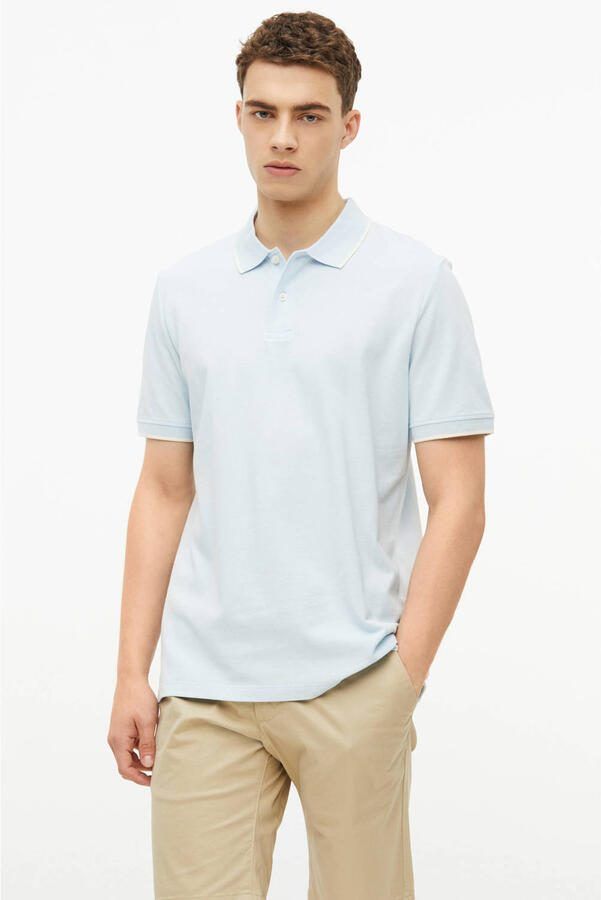 S.Oliver regular polo lichtblauw