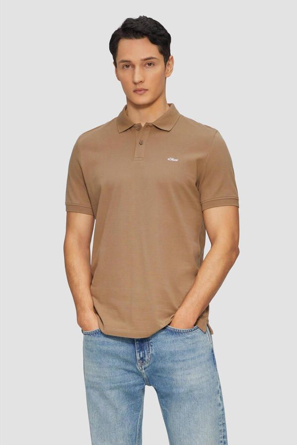 S.Oliver RED LABEL Regular fit poloshirt van katoenpiqué - Foto 3