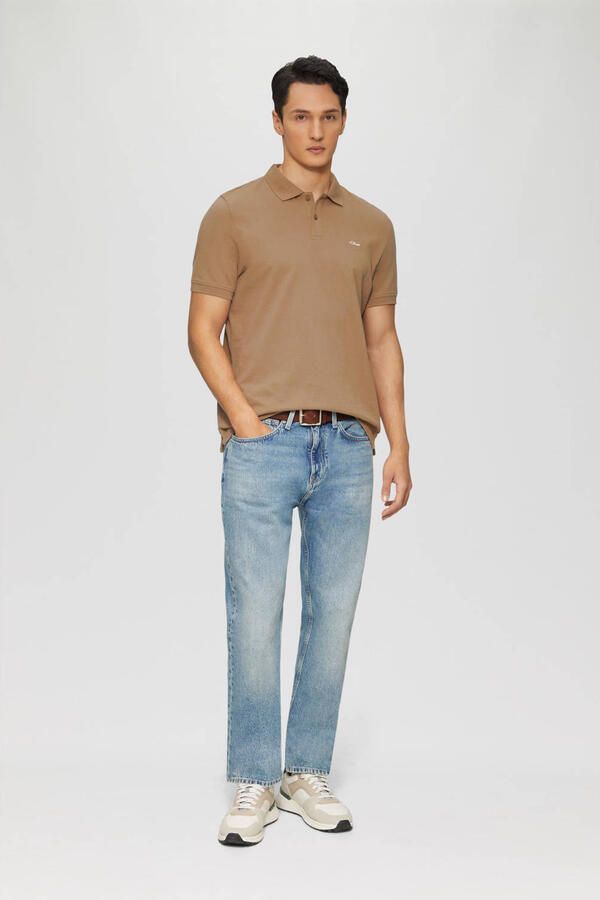 S.Oliver RED LABEL Regular fit poloshirt van katoenpiqué - Foto 2