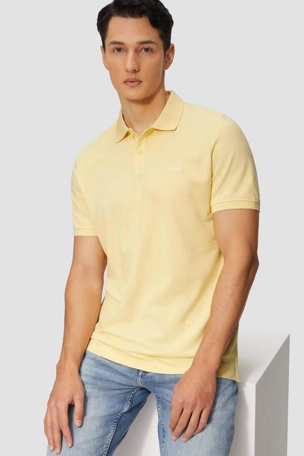 S.Oliver RED LABEL Regular fit poloshirt van katoenpiqué