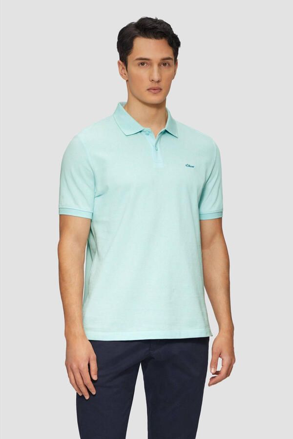 S.Oliver RED LABEL Regular fit poloshirt van katoenpiqué - Foto 2