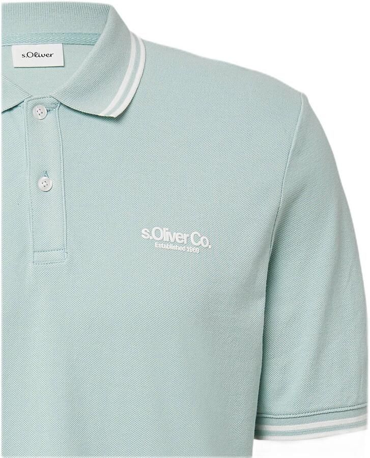 S.Oliver Poloshirt met logo-opschrift
