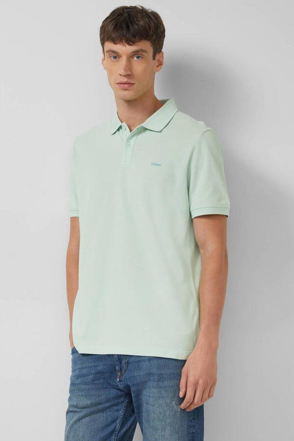 S.Oliver RED LABEL Regular Fit poloshirt van puur katoen
