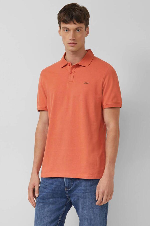 S.Oliver RED LABEL Regular Fit poloshirt van puur katoen