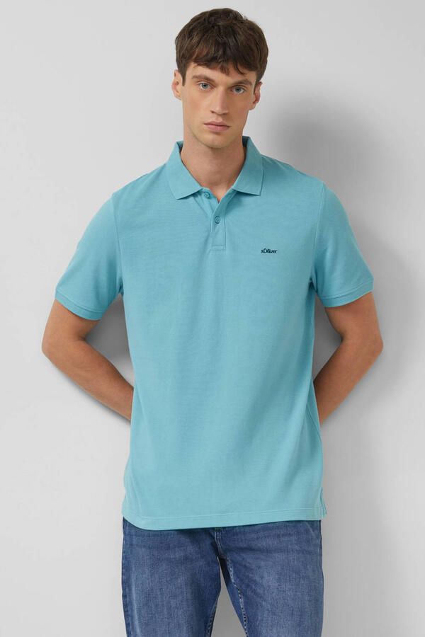 S.Oliver RED LABEL Regular Fit poloshirt van puur katoen