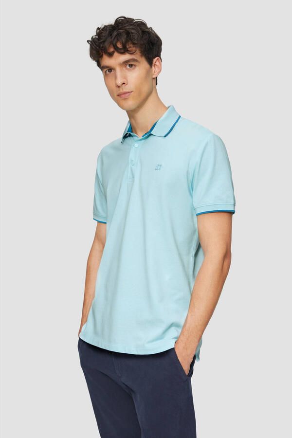 S.Oliver Poloshirt met contrastdetails - Foto 3
