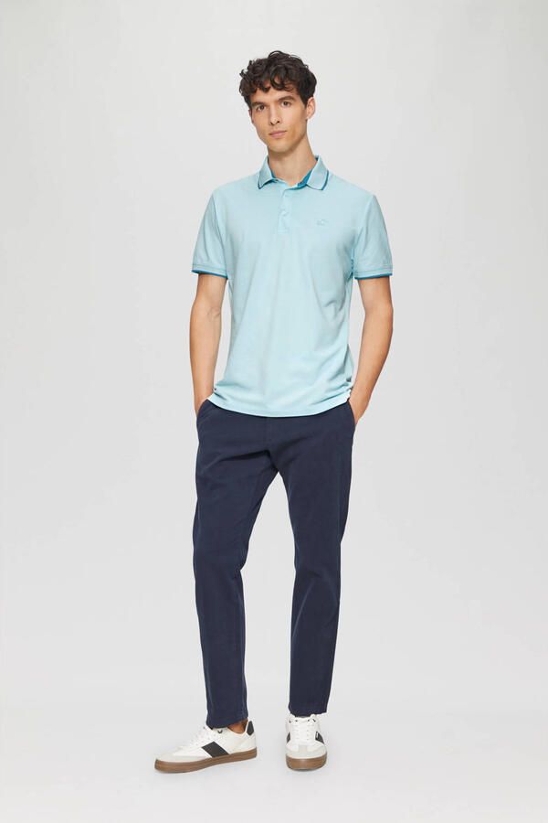 S.Oliver Poloshirt met contrastdetails