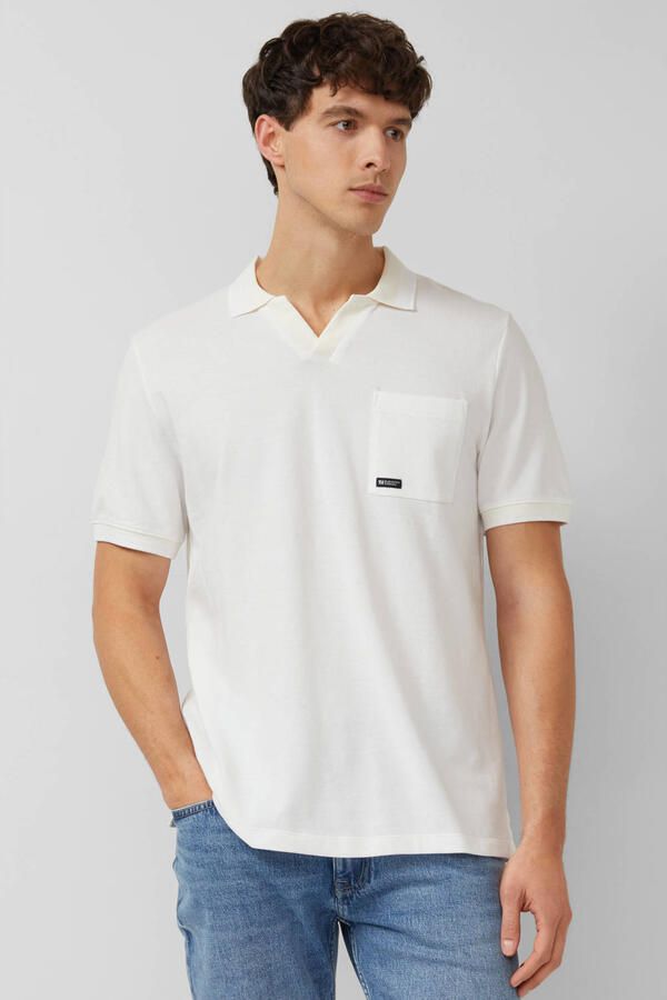 S.Oliver RED LABEL regular fit poloshirt van puur katoen model 'OPEN COLLAR POLO'